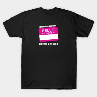 Hello. My name is... (pink badge & white text) T-Shirt